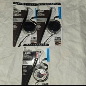 Maybelline Lasting  Gel Eyeliner - Brown/Black 24H Waterproof Formula. Bundle 3